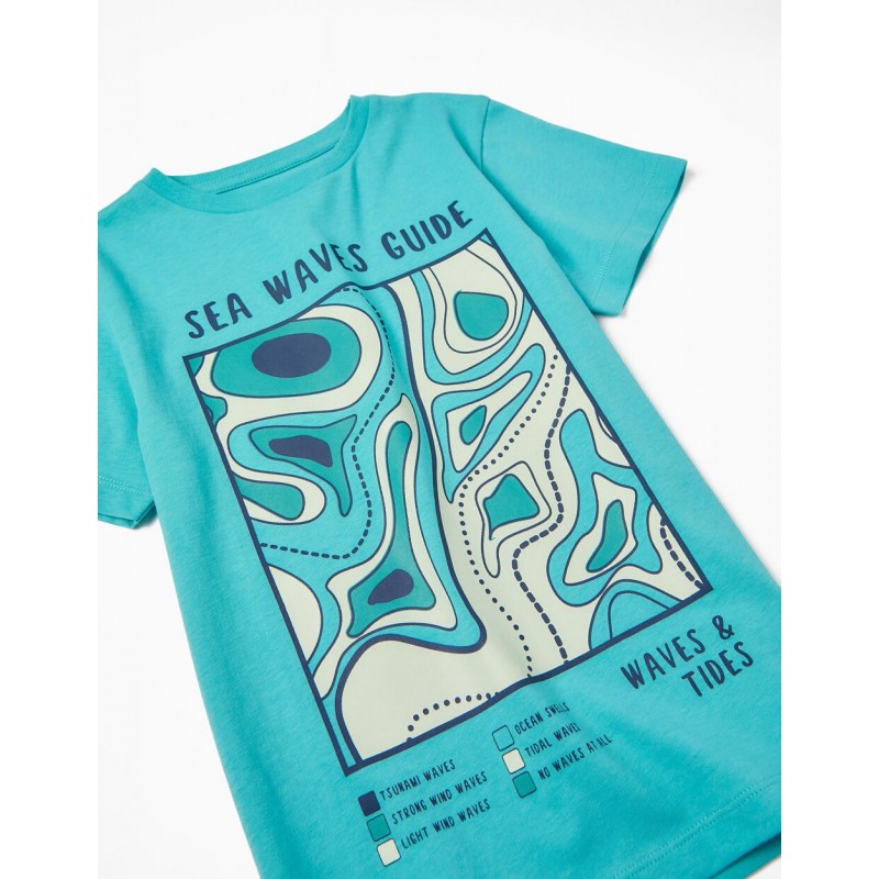 tshirt in turquoise colour