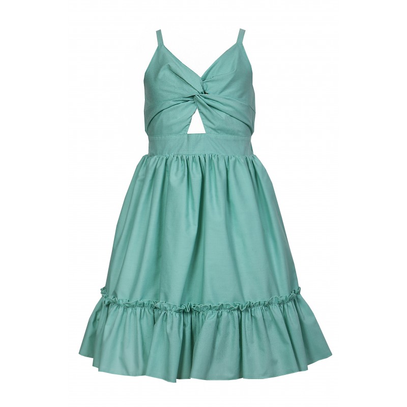 maxi dress in aqua green 8-16