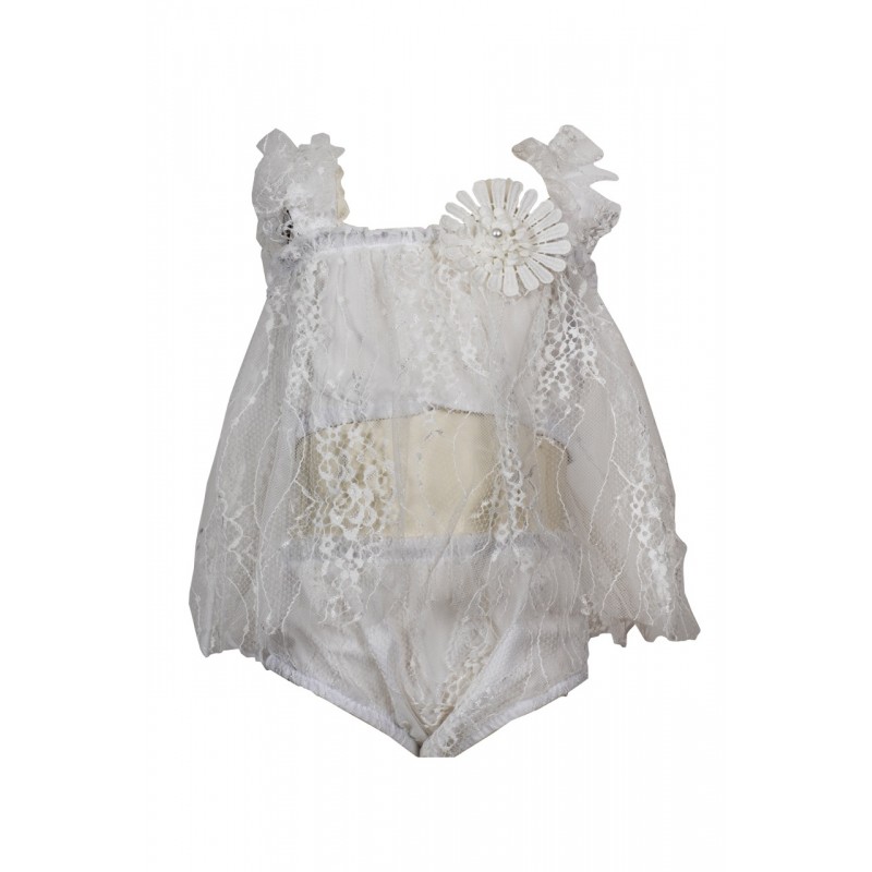 set white lace for baby girls