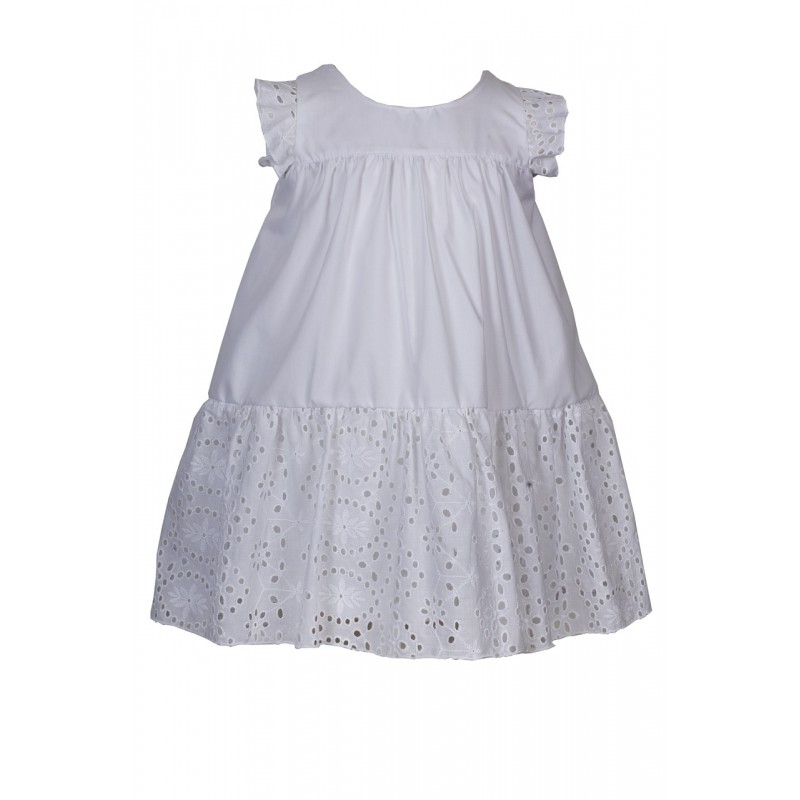 total white embroidered dress,  1-6