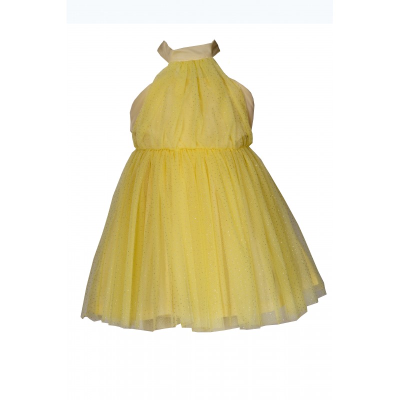 Φόρεμα με κίτρινο τούλι, 1-6