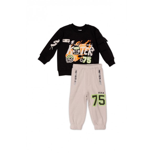 Σετ φούτερ SKATER 75 BLACK, 1-6