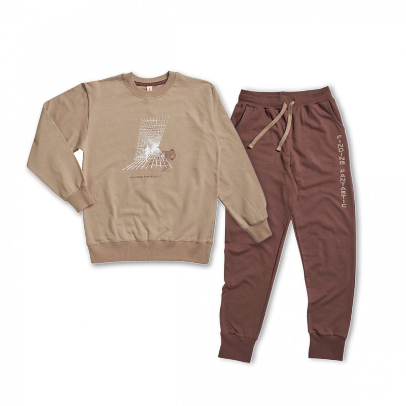 Σετ εποχικό φούτερ SAND BEIGE, 6-16