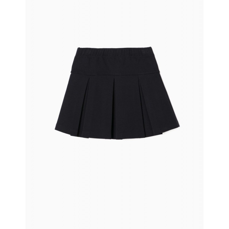 Plaid cotton skirt