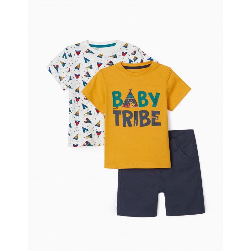 set BABY TRIBE with 2 tshirts