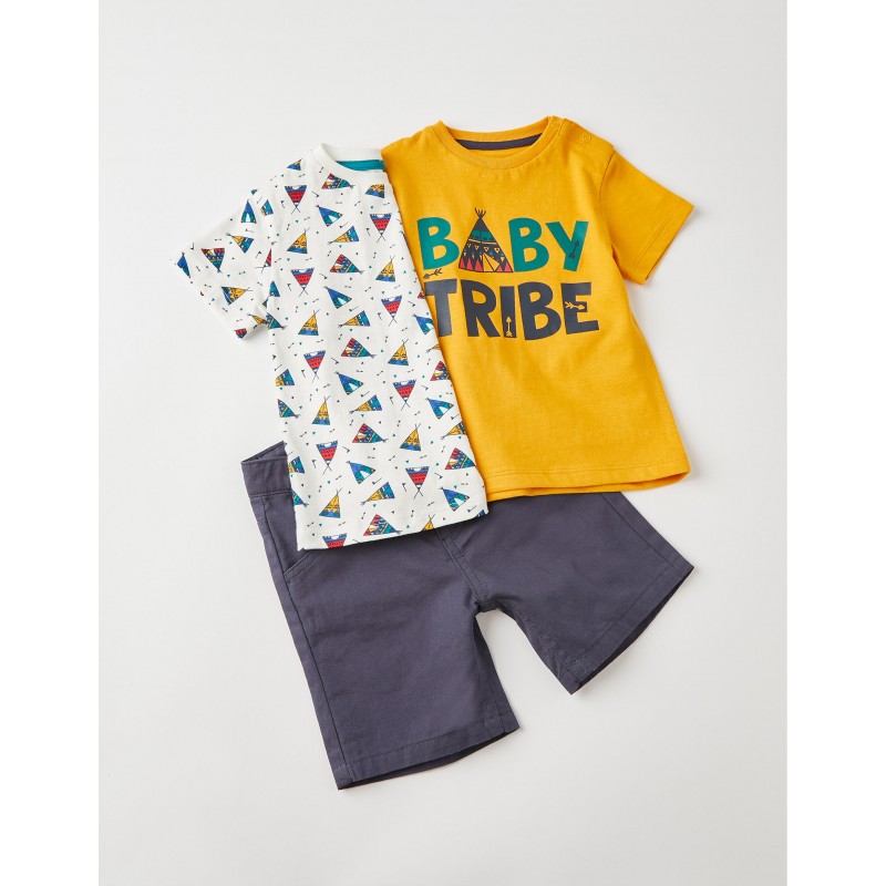 set BABY TRIBE with 2 tshirts