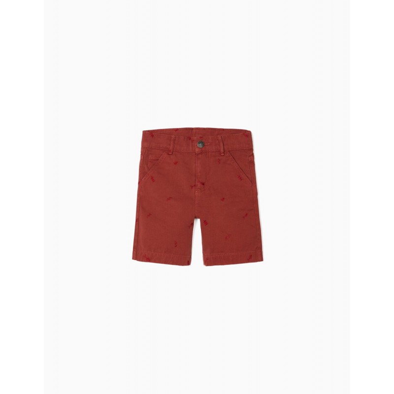 Twill Shorts Red