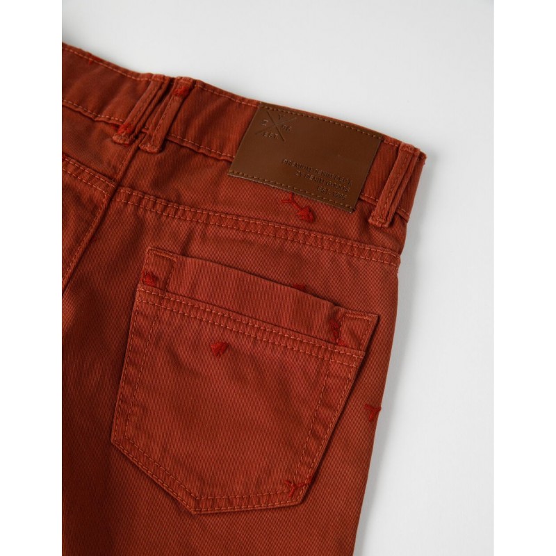 Twill Shorts Red