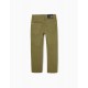 TROUSERS IN COTTON TWILL FOR BOYS 'SKINNY FIT', GREEN
