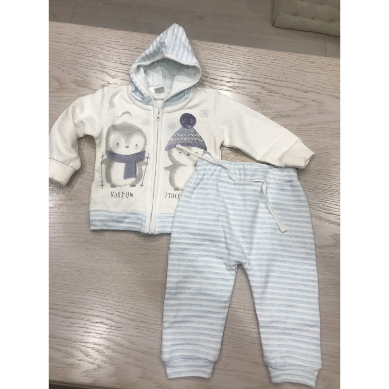 Newborn set with zipper