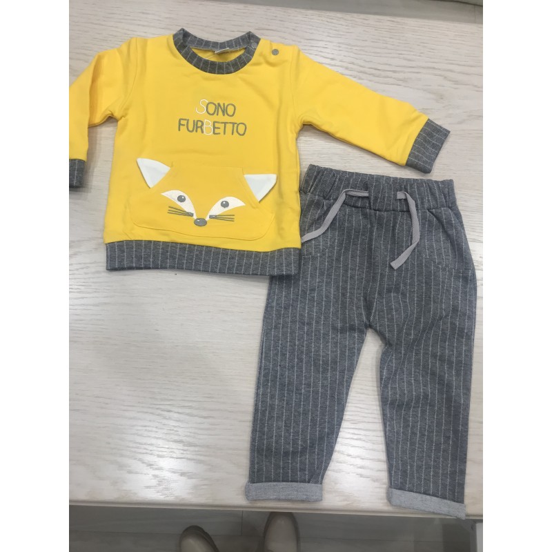 Newborn set Yellow-Grey