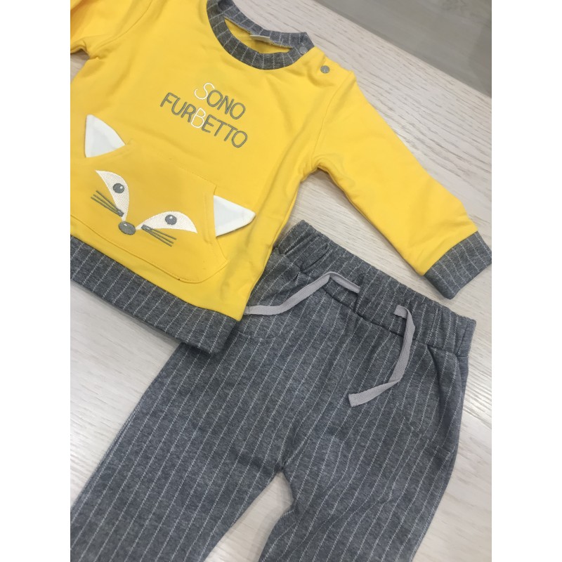 Newborn set Yellow-Grey