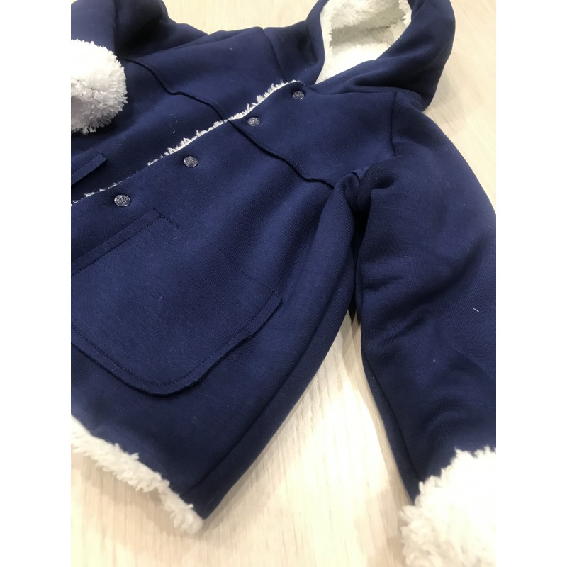 blue baby cardigan / coat